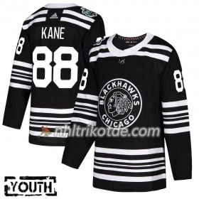 Chicago Blackhawks Trikot Patrick Kane 88 2019 Winter Classic Adidas Schwarz Authentic - Kinder
